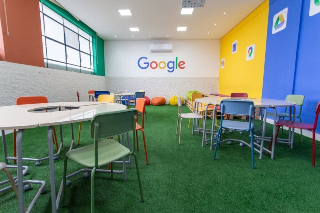 salas de aula modernas e acolhedoras nas escolas padre anchieta